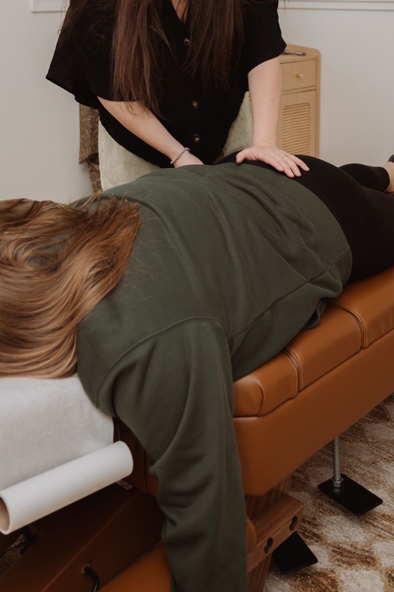 Chiropractic adjustment for all ages at Grove Chiropractic Co.